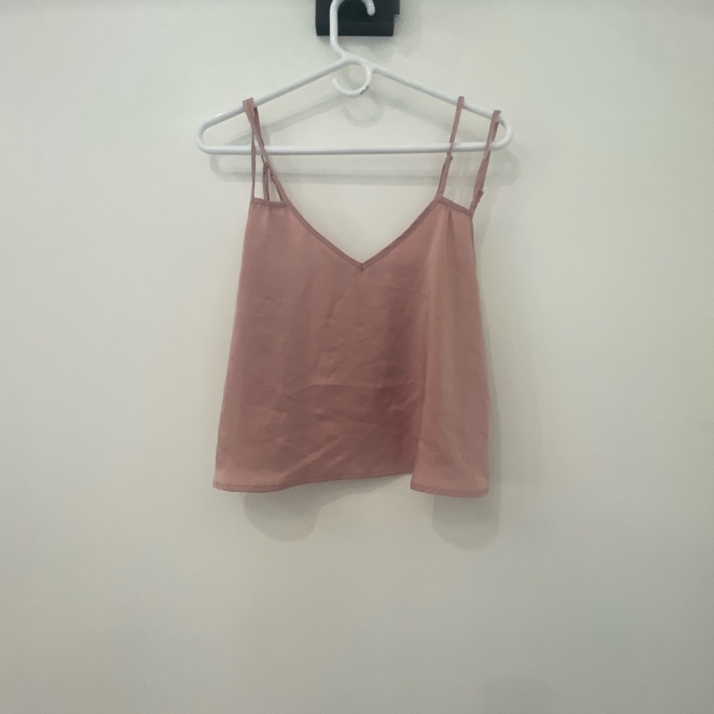 Basic Pink cami Camisole Tank S NWT